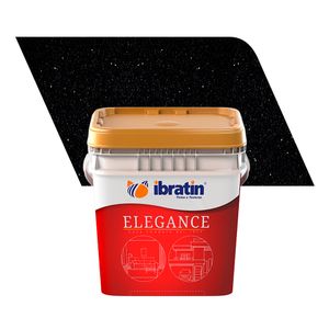 Textura Acrílica Premium Estrelada Elegance Preta 5KG - Ibratin