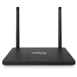 Roteador Wireless com 2 Antenas 4 Portas 300Mbps Wi-Force Preto - W4-300F - Intelbras