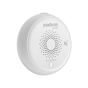 Detector de Fumaça Inteligente Wi-Fi compatível com Alexa e Google Assistente Izy Branco - IDG620 - Intelbras