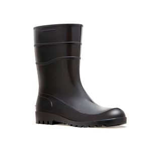 Bota Cano Curto Fujiwara PVC N40 Preto