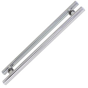 Puxador de Inox Geris Pop Line Tubular 22 X 400 X 300 MM Escovado