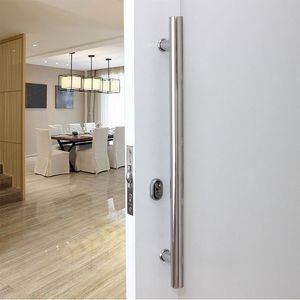 Puxador de Inox Geris Pop Line Tubular 22 X 400 X 300 MM Escovado