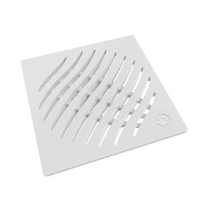Grelha Quadrada Tigre Eco 15 X 15 CM Branco