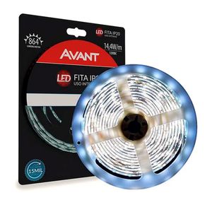 Fita Led Interna 10W 5M Connect Luz Branca Fria 6500K 12V - 192920533 - Avant