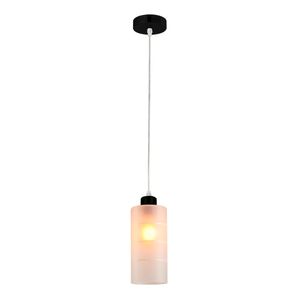 Luminária Pendente Vidro Escovado Primus Alba Branco - Avant
