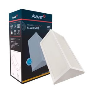 Arandela de Sobrepor Fosco IP65 LED 12W 2700K Bivolt Scalenus Branca - 339150579 - Avant