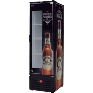 Cervejeira Fricon Slim 284 Litros Porta de Chapa com Visor 220V