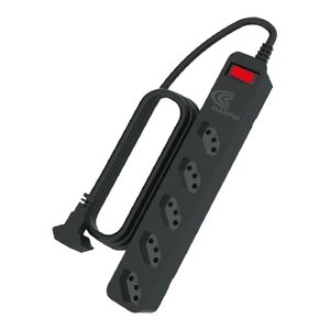 Filtro de Linha Clamper 5 Tomadas DPS Energia Preto