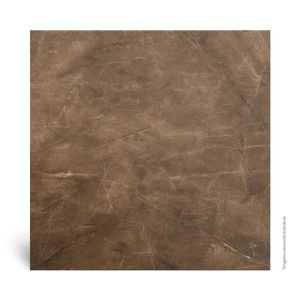 Porcelanato  Delta Intense 84x84 Retificado Esmaltado Pulpis Castanho Polido Tipo A