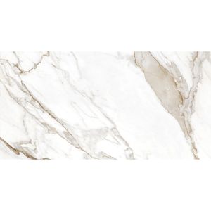 Porcelanato Marmorizado Retificado Acetinado Calacata Premium Tipo A 62x122cm - FP63268A - Embramaco