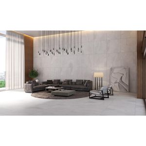 Porcelanato Marmorizado Retificado Acetinado Onix Premium Tipo A 83x83cm - FP63463RZA - Embramaco