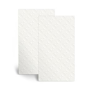Revestimento Cerâmico Brilhante Dover Branco Tipo A 37X59CM - 54327 - Arielle