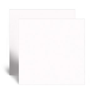 Piso Cerâmico Monocromático Acetinado Riviera Mate Branco Tipo A 54X54CM - 56039 - Arielle