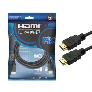 Cabo HDMI Pix Gold 1.4 4K Ultra HD 15P 5M 220V