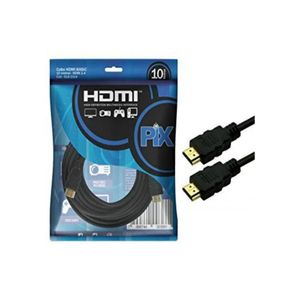 Cabo HDMI Pix Gold 1.4 4K Ultra HD 19P 10M 220V