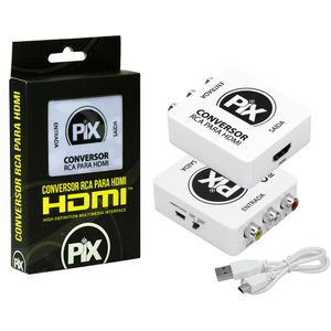 Conversor RCA-HDMI de Video RCA Para HDMI Pix 220V