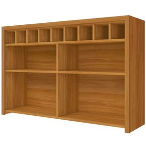 Armário Aéreo com 1 Porta e Bar em MDF Imperatriz Freijó 120CM - Nesher