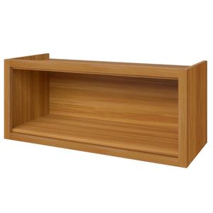 Armário Aéreo com 1 Porta em MDF Imperatriz Freijó Off White 80CM - Nesher