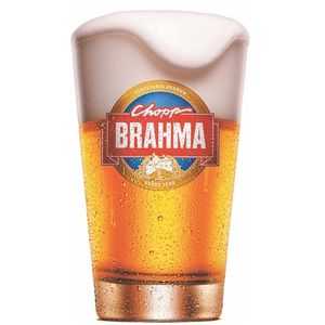 Copo de Vidro para Cerveja Brahma 350ML - Globimport