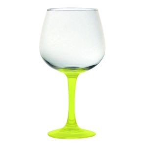 Ibiza Taça P/Gin 720 Ml - Base Pintada Amarelo