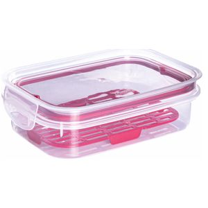 Pote Trava Mais Ret 500Ml C/ Escorredor A3 Plasutil 14341