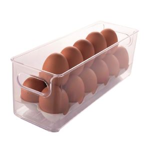 Organizador Porta Ovos Transparente 10X30Cm - Plasútil