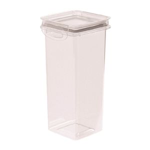 Porta Mantimento Plasútil Quadrado 1,24L Trava Mais