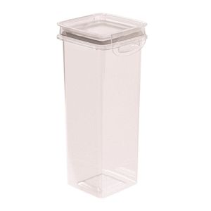 Porta Mantimento Plasútil Quadrado 1,24L Trava Mais