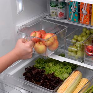 Organizador Multiuso Quad C/Pega Cristal Plasutil
