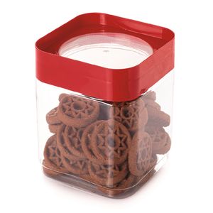 Pote Plug Quadrado Vermelho 1,28L - Plasútil