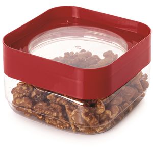 Pote Plug Quadrado Vermelho 510Ml - Plasútil