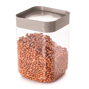 Pote Plug Quadrado Cinza 2L - Plasútil