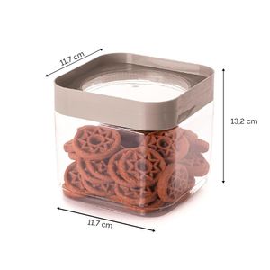 Pote Plug Quadrado Cinza 1,28L - Plasútil