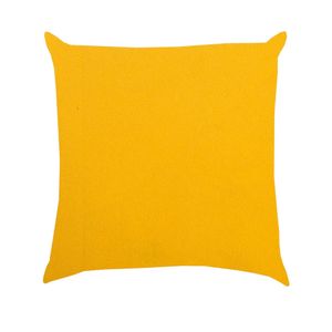 Almofada Decorativa Lisa Quadrada sem Ziper Oxford Amarelo 45X45CM - Próxima