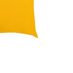Almofada Decorativa Lisa Quadrada sem Ziper Oxford Amarelo 45X45CM - Próxima