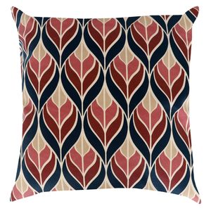 Capa De Almofada Próxima 43Cm Veludo Treviso Vinho