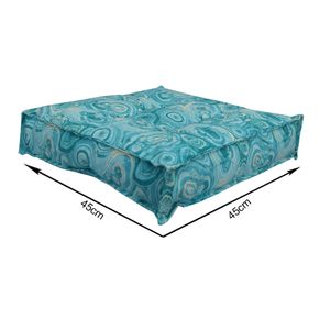 Almofada Futton Próxima 45Cm Acqua Ondas Azul