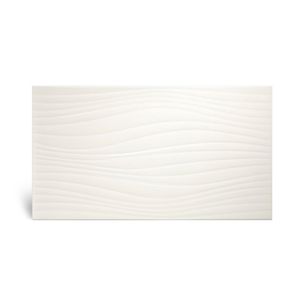 Revestimento Cerâmico 3D Brilhante Lençóis Branco Tipo A 30X60CM - 40671 - Pointer
