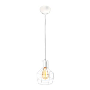 Pendente Adhara Aço Pf 1XE27 Branco - 484040006 - Avant