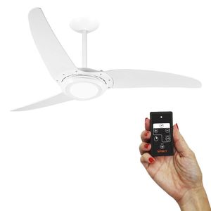 Ventilador de Teto Spirit 303 3 Pás LED Controle Remoto 220V