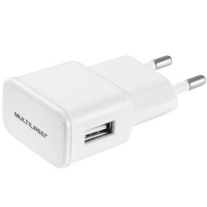 Carregador USB Multilaser Smartogo CB105 Branco Bivolt