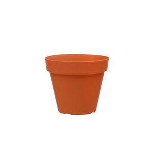 Vaso para Plantas em Polietileno Sampa Terracota 10X9CM - I.SAMP.010.009.12 - Vasart