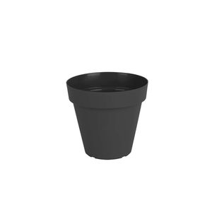 Vaso para Plantas em Polietileno Sampa Preto 14X13CM - I.SAMP.014.013.12 - Vasart