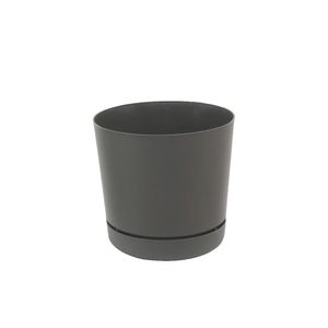 Vaso para Plantas em Polietileno Rio Grafite 10,5X9,8CM - I.ADPQ.011.010.12 - Vasart