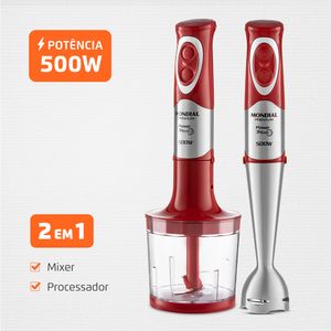 Mixer Power 2 Velocidades Red Premium Vermelho - M-10 - Mondial