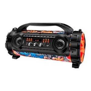 Caixa de Som Amplificada Mondial MCO-08 Bluetooth com Controle Preta 100W Bivolt