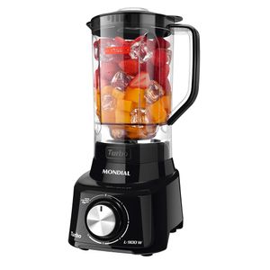 Liquidificador com 5 Velocidades Turbo L-900 W Preto 220V 900W - L-900-FB - Mondial