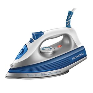 Ferro a Vapor Mondial 220V 1200W Branco|Azul FVN-01-BL