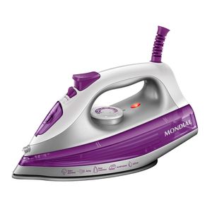 Ferro a Vapor Mondial 220V 1200W Branco|Roxo FVN-01-P