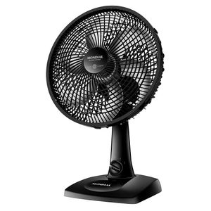 Ventilador de Mesa com 6 Pás Super Power Preto e Cinza 30CM 220V - VSP-30-B - Mondial